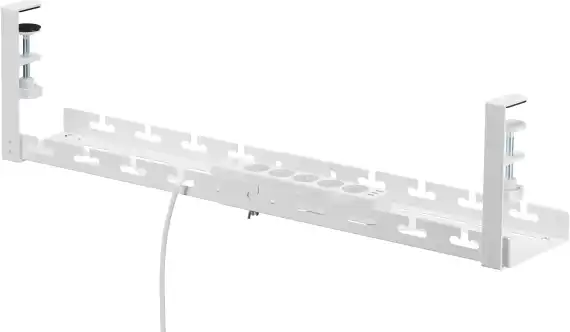 Кабель-канал Cactus CS-CM-700-1WT CS-CM-700-1 для столов 72.8x13x19см белый