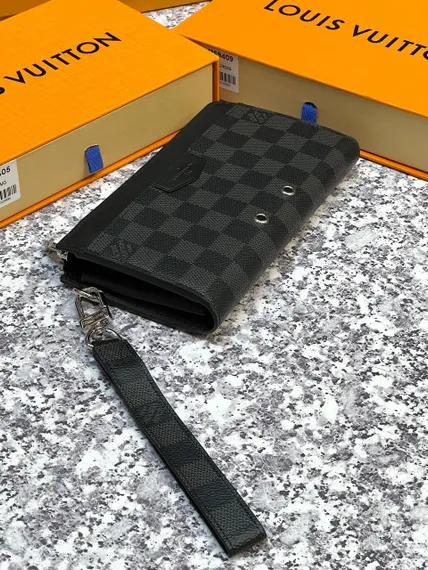 Бумажник Louis Vuitton Zippy Dragonne темно-серый