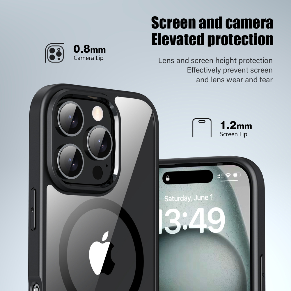 Прозрачный чехол Crystal Case для iPhone 16 Pro