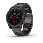 Умные часы Garmin Fenix 7X Sapphire Solar Титан DLC Carbon Grey с вентилируемым титановым ремешком Carbon Grey DLC 51 мм
