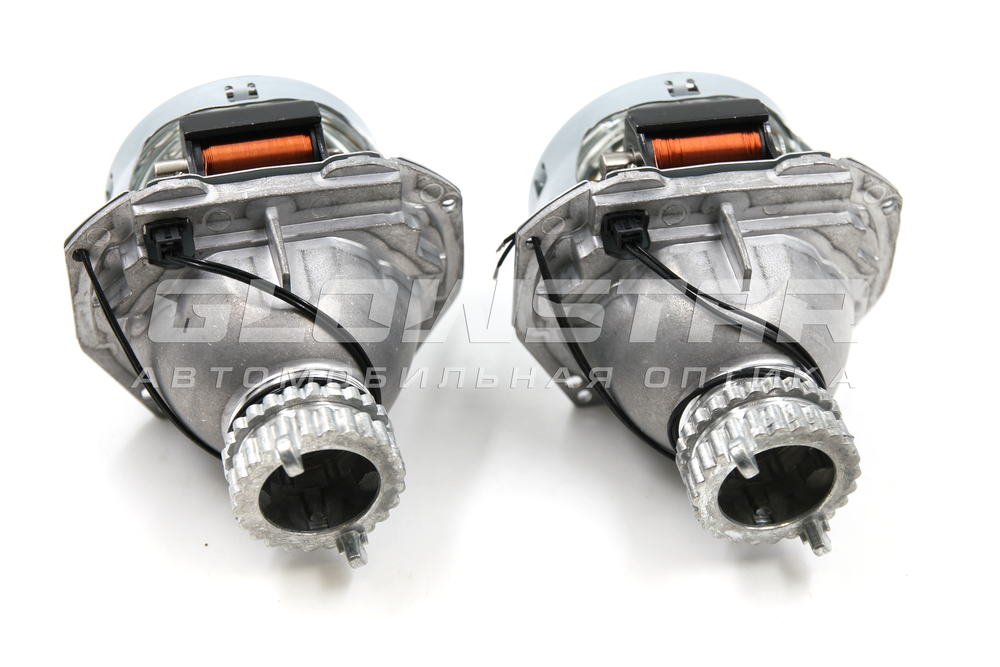 Aozoom SR-711 биксеноновые линзы для цоколя фары H4 под лампу D2, 3.0 дюйма (комплект, 2шт)