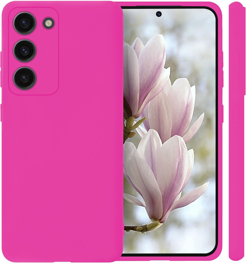 Мягкий Soft Touch чехол из силикона для SAMSUNG GALAXY S23 (не ULTRA / FE / PLUS!) с бархатной подкладкой
