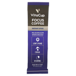 VitaCup, Focus растворимый кофе, средней обжарки, 24 палочки на одну порцию, по 3,3 г (0,12 унции)