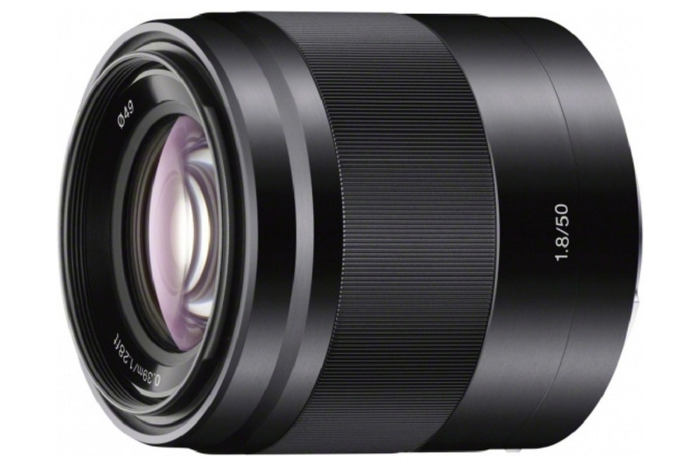 Объектив Sony 50mm f/1.8 OSS (SEL-50F18), внутренняя фокусировка, черный