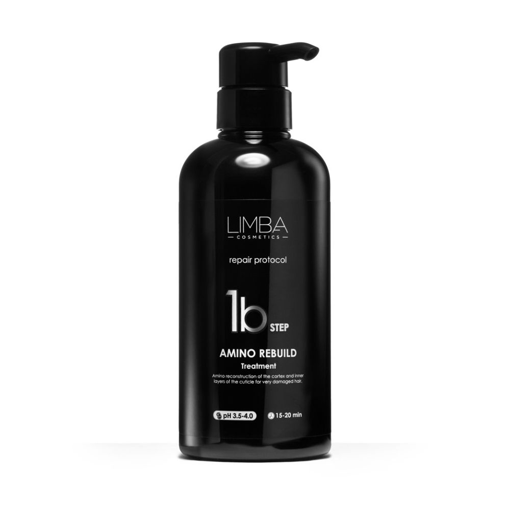 Limba Cosmetics Repair Protocol шаг 1 Маска-реконструктор для экстремально поврежденных волос Step 1B: Amino Rebuild Treatment