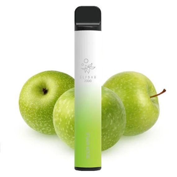 Elf Bar - Sour Apple (2000, 5% nic)