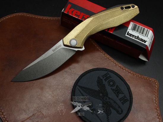 Складной нож KERSHAW Tumbler 4038BRZ c клинком из стали D2, рукоять Бронзовый сплав