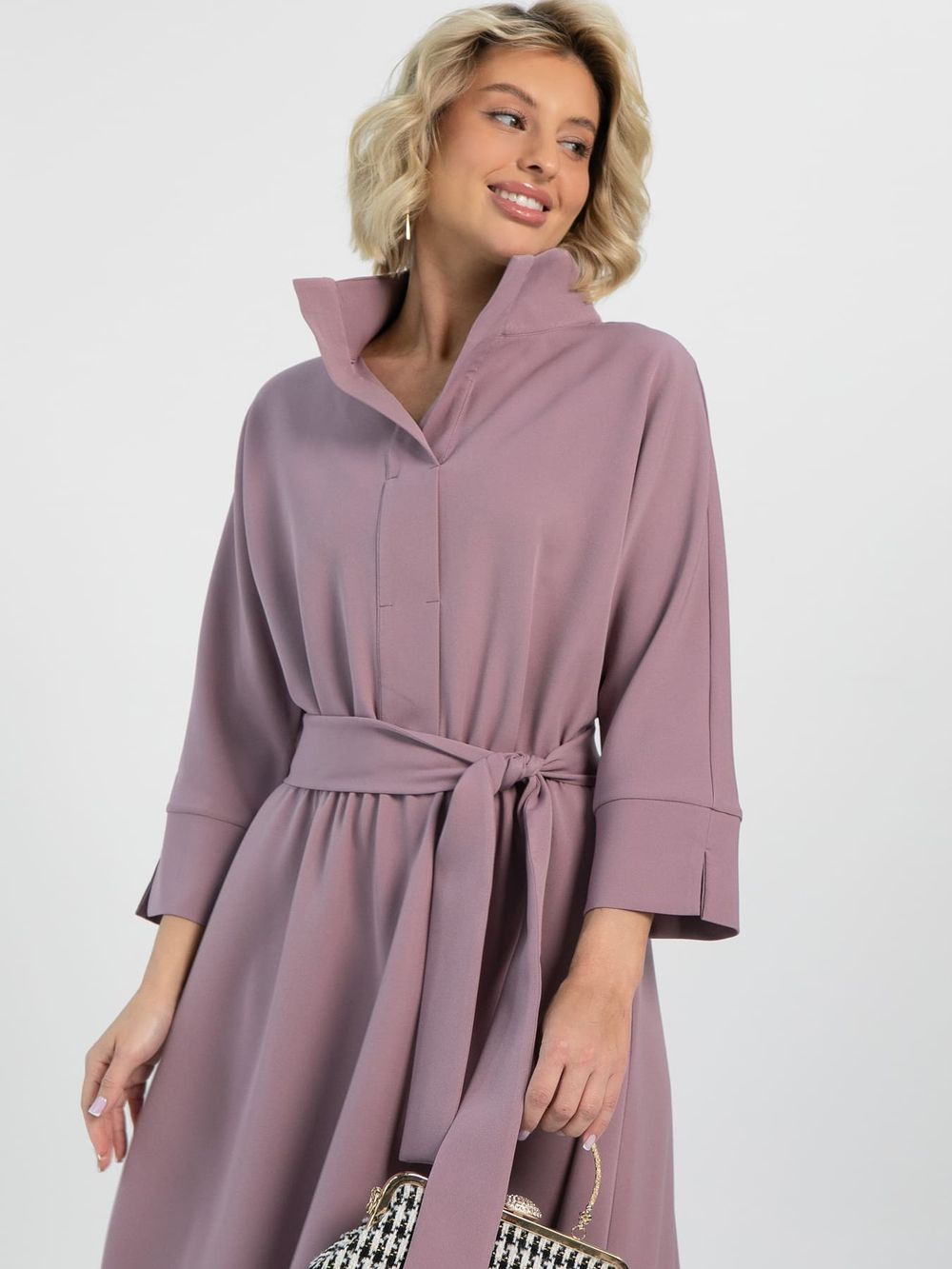 Платье Лорита (серо-сиреневое) П16425-16М LT Collection