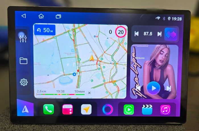 Магнитола для Nissan March K12 / Micra K12 / 2002-2010 - FarCar BX877 монитор 13" 2K QLED на Android 13, Быстрая, CarPlay, 4G SIM-слот