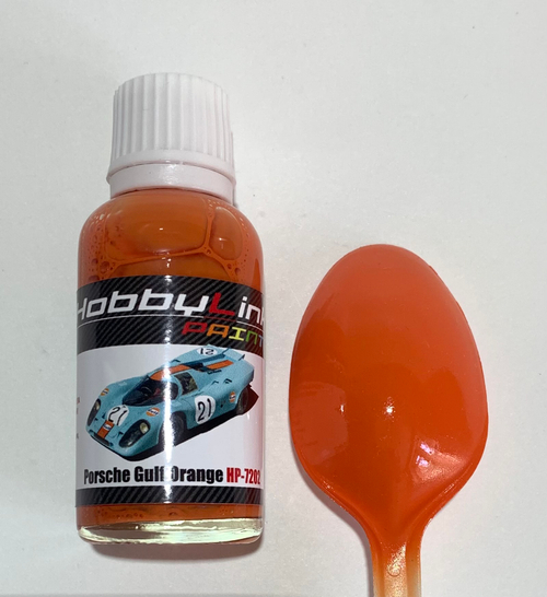 Краска лаковая HobbyLink Porsche Gulf Orange HP-7202