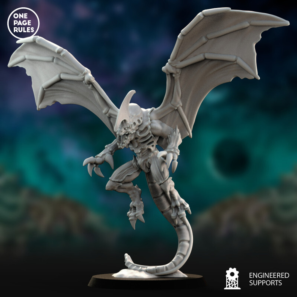 Xenos Armies Tyranids Tyranid Gargoyle Brood миниатюра для dnd, днд, pathfinder, фентези, Настольная игра, НРИ, Варгейм, РПГ