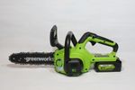 Аккумуляторная цепная пила Greenworks G24CS25K2, 2007707UA,24v, 25см, АКБ 2 А·ч и ЗУ
