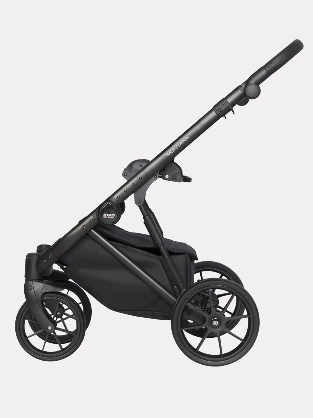Коляска 2 в 1 Riko Basic Montana Ecco цвет 24 Graphite (графит)