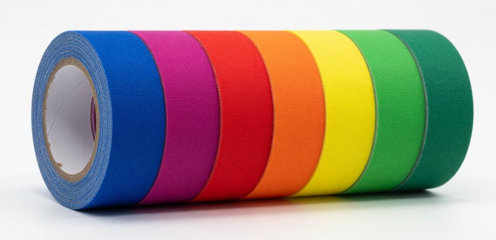 Fluorescent Tape — Флуоресцентный тейп 25мм × 50м