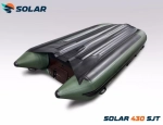 Лодка надувная моторная solar-430 super jet tunnel