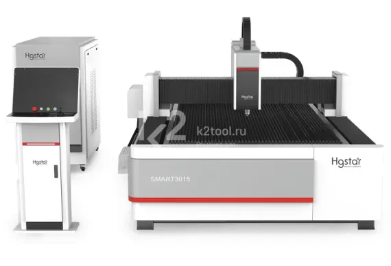 Базовый лазерный станок HGTECH SMART3015 1,5 кВт для резки листов металла