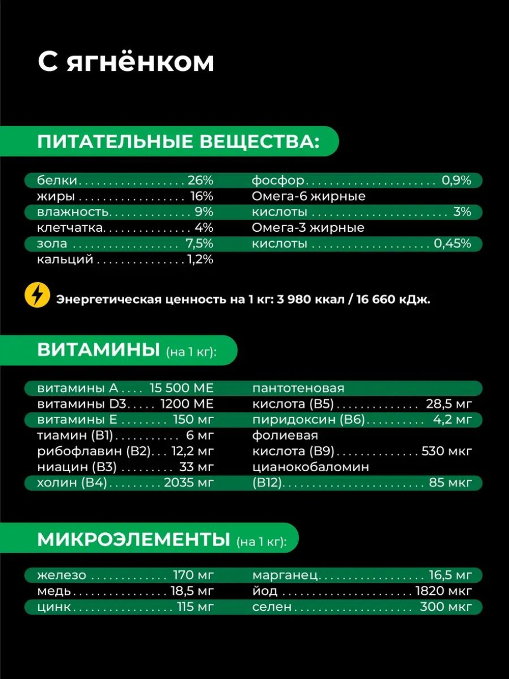 Корм сухой для взрослых собак породы Брюссельский гриффон, с ягненком, 12 кг, QUATTRO