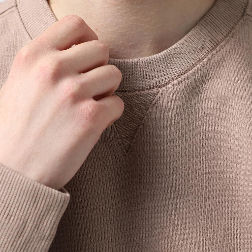 Свитшот Alpha Industries Essential French Terry Crewneck Gen II Atlas Khaki (Бежевый)