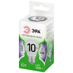 Лампа светодиодная ЭРА GREEN LINE LED P45-10W-865-E27 GL 10Вт шар холодный свет E27 | Лампы cветодиодные Шар (G/P)