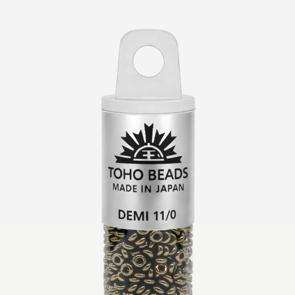 Японский бисер TOHO Demi 11/0 (№422), непрозрачный глянцевый