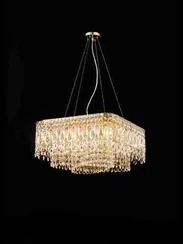 Люстра подвесная NewRgy E67-ф600*H280 H GOLD, 13×40 Вт, золотая