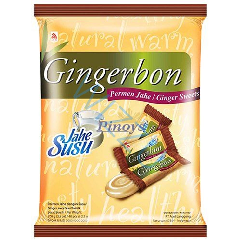 Конфеты имбирные с молоком Gingerbon Susu Полет, 100 г