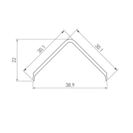 Экран матовый KLUS-P45-2000 Square OPAL (Arlight, Пластик)
