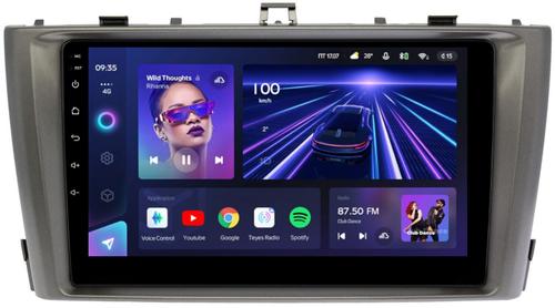 Магнитола для Toyota Avensis 2008-2015 (рамка серая) - Teyes CC3L на Android 10, CarPlay, 4G SIM-слот