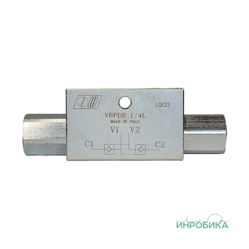 Гидрозамок двухстороннего действия VBPDE 1/4" L (V0010)