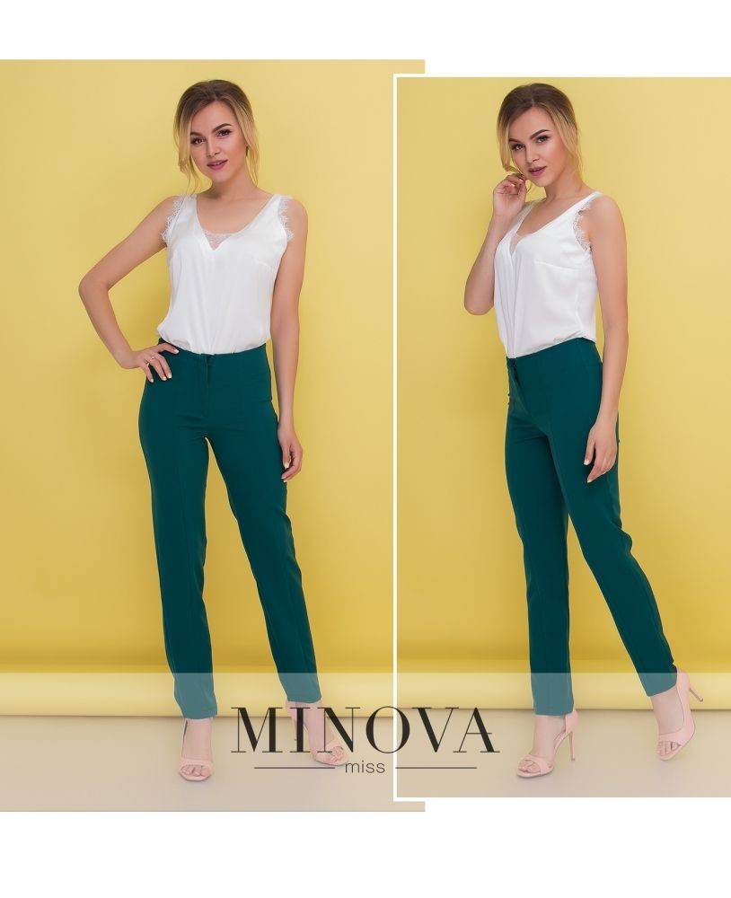 Брюки 1089-темно-зеленый Minova Брюки 1089-темно-зеленый Minova
