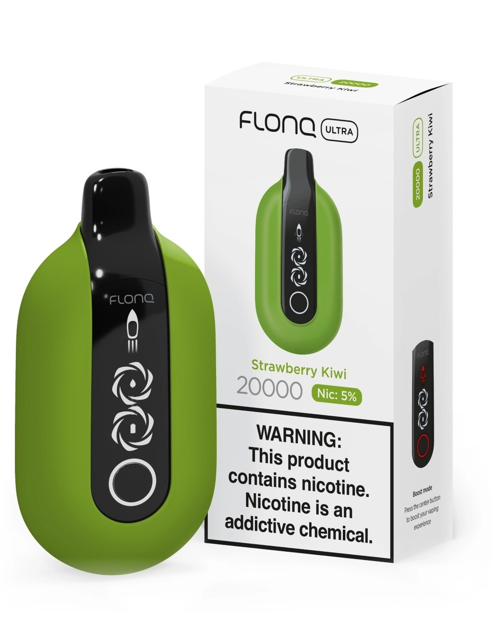 Flonq Ultra Strawberry Kiwi - клубника-киви 20000 купить в Москве с доставкой по России