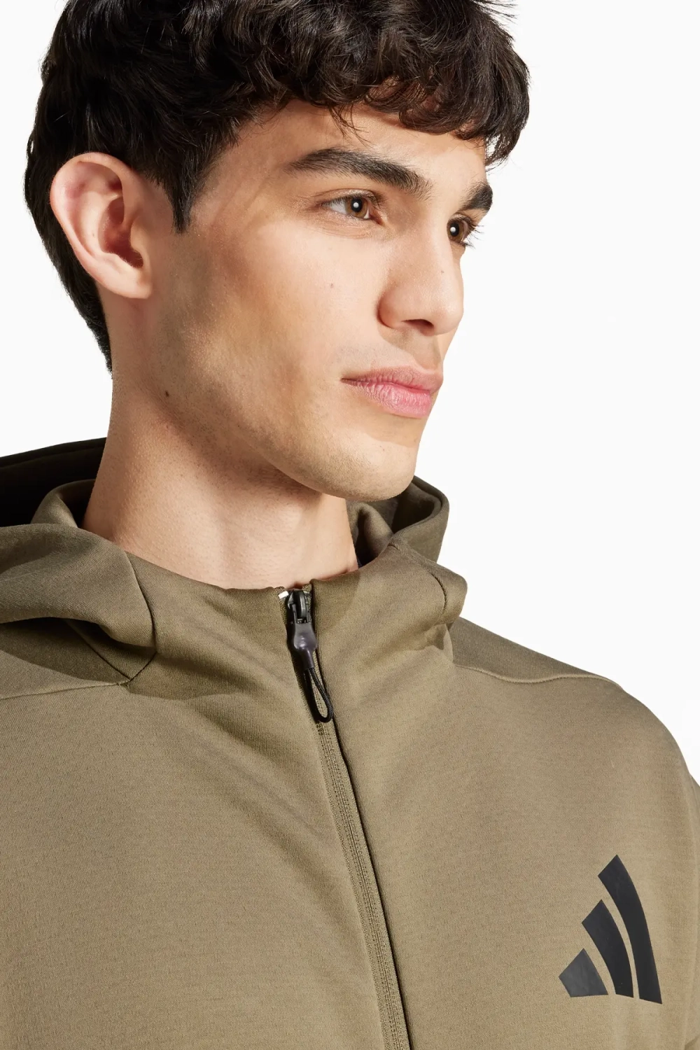 Кофта adidas Z.N.E. Full-Zip - зеленый