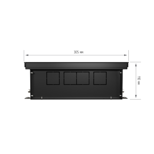 Конвектор внутрипольный Royal Thermo ATRIUM TURBO-110/300/2900-DG-U-LB