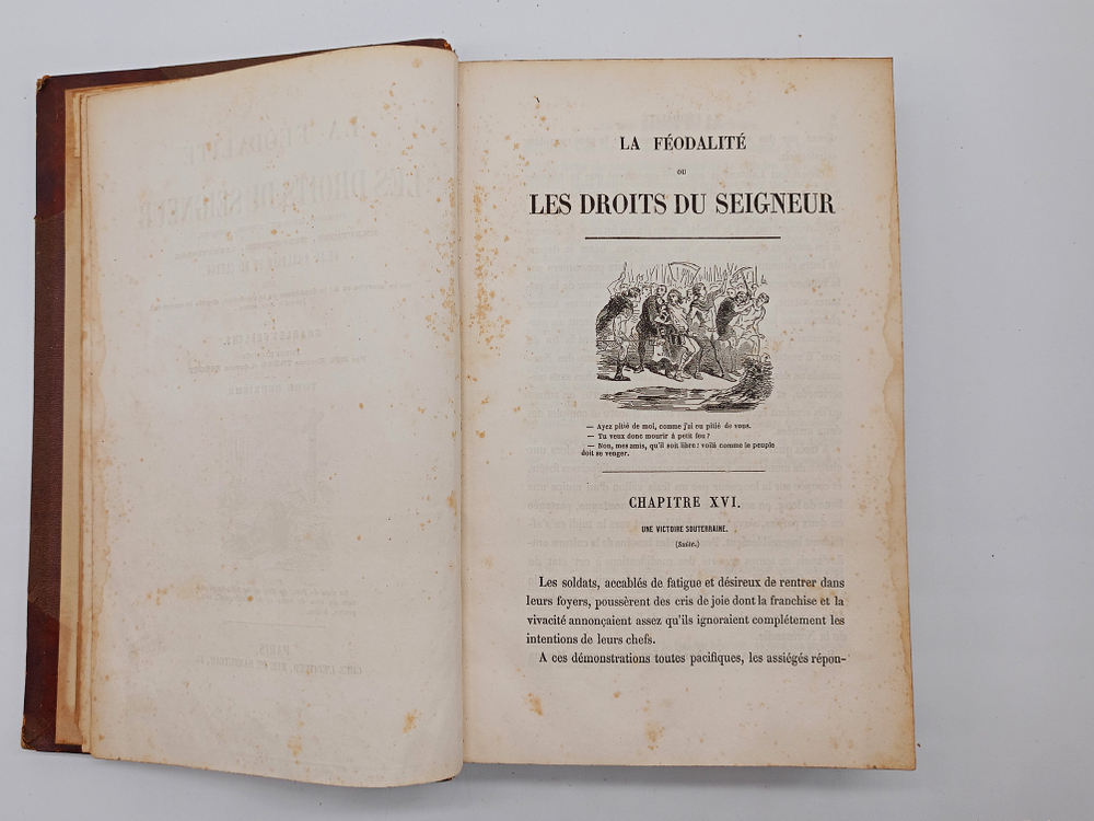 La feodalite ou les droits du seigneur. (Феодализм или права сеньора), Charles Fellens (Чарльз Фелленс), Paris 1877 г.