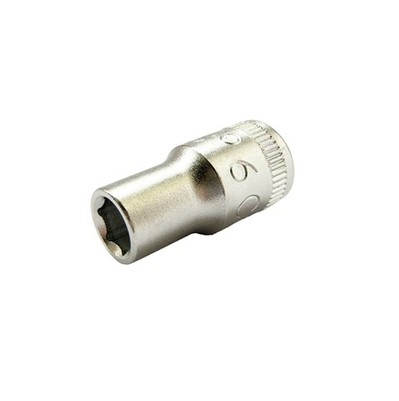 Головка торцевая 6 мм, квадрат 1/4", BAHCO (Швеция)