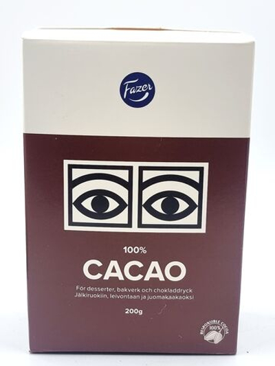 Какао-порошок Fazer Cacao 200 г (Из Финляндии)