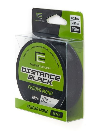 Леска монофильная Feeder Concept Distance Black 150 м