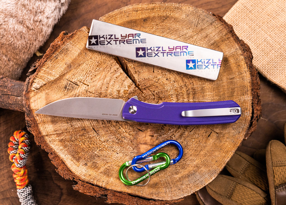 Нож SENCUT Scitus сталь D2 рукоять Purple G10