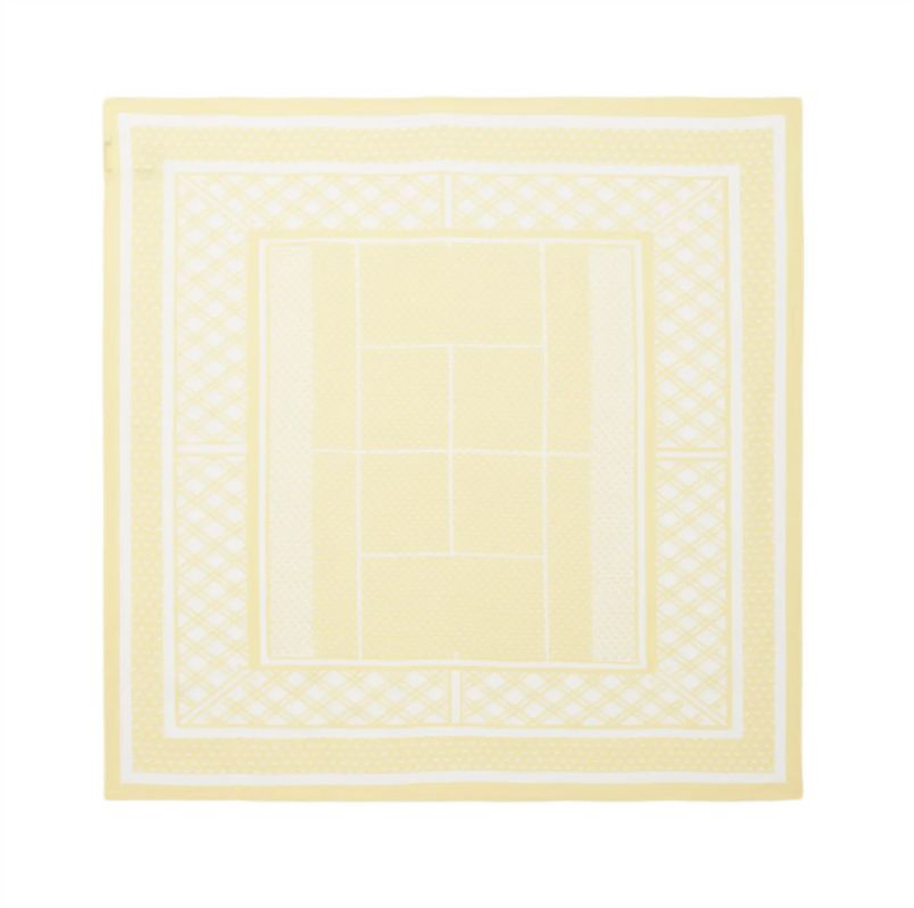 Теннисная бандана Lacoste Print Scarf - yellow/flour
