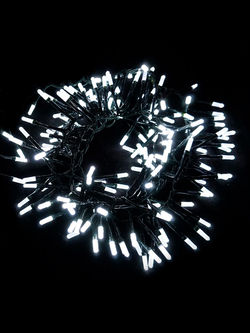 Гирлянда светодиодная "ФЕЙЕРВЕРК", 200 LED, холодный белый, 2м, 8 режимов MAG-G068-200