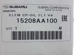 Масляный фильтр Subaru оригинал 15208AA100