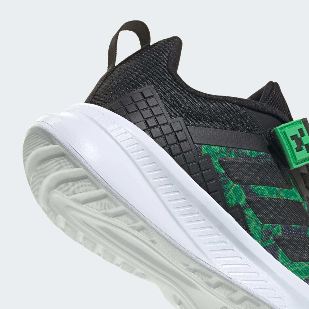 Adidas Кроссовки Minecraft Fortarun 4.0 для детей, черный