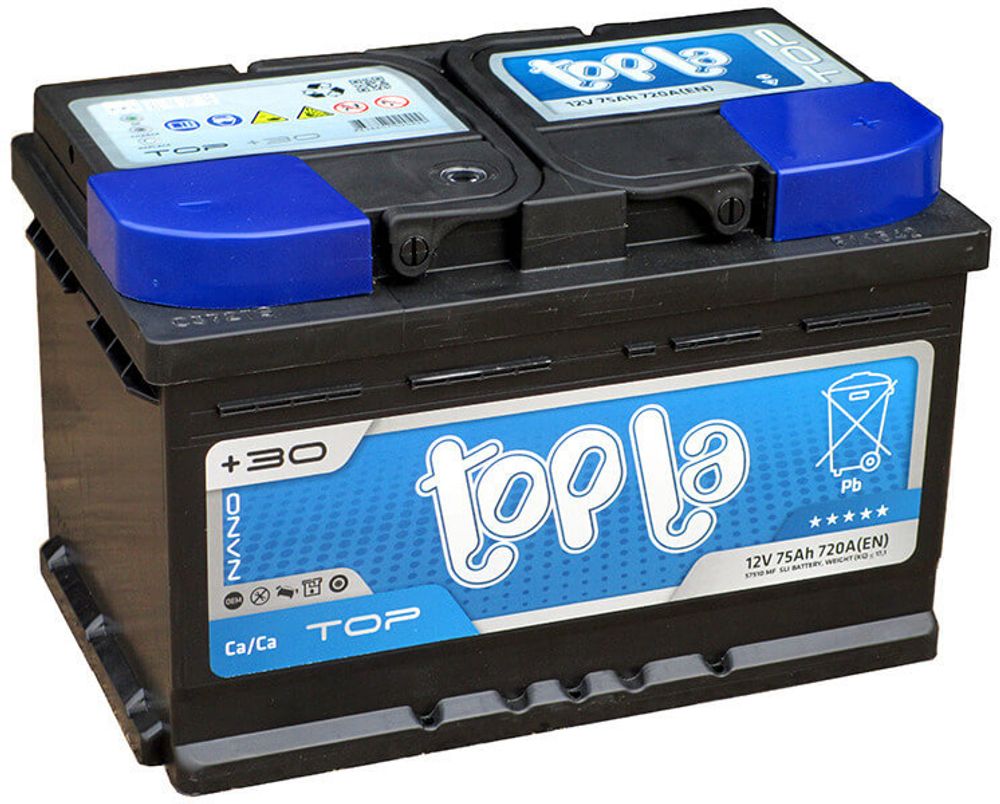 Topla Top 6CT- 75 ( низкий ) аккумулятор Topla Top 6CT- 75 ( низкий ) аккумулятор