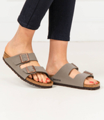 Шлепанцы Arizona Birkenstock - оливковый(151213)