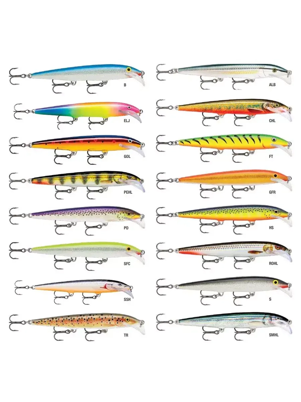 Воблер Scatter Rap Minnow 11, 11см, 6гр, цвет GOL, плавающий