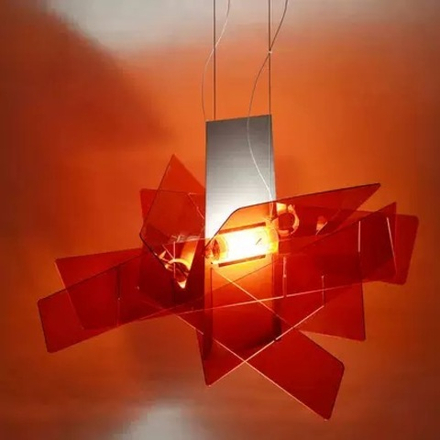 Pendant design lamp Big Bang by Foscarini (Red)