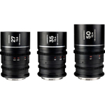 Laowa Nanomorph S35 Prime 3-Lens Bundle (27MM,35MM,50MM ) байонет ARRI PL & Canon EF, серебро
