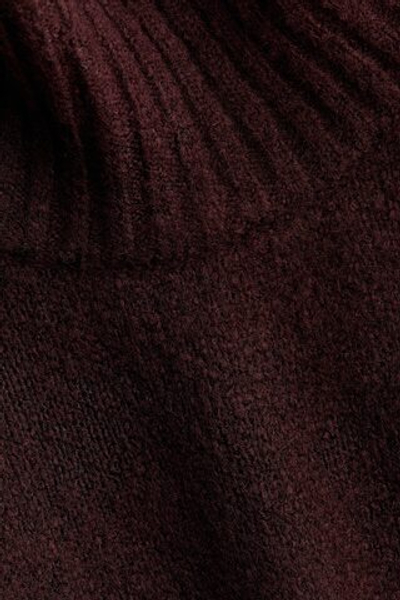 Свитер с воротником-полуводолазкой — Тёмно-коричневый — H&M 1368511