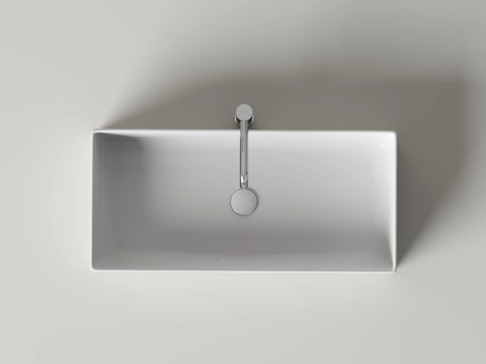 Раковина накладная Ceramicanova Адель (Adele) 760x340x160 белый, CN6090