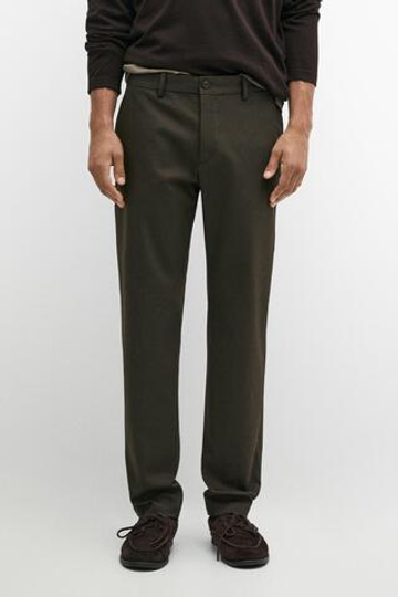 Massimo Dutti Зауженные брюки, коричневый